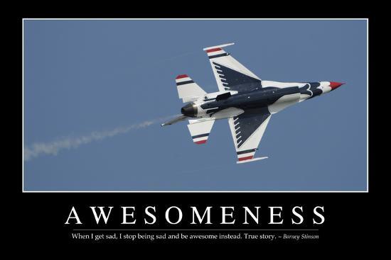 awesomeness inspirational quote and motivational poster u L PN8AZ40