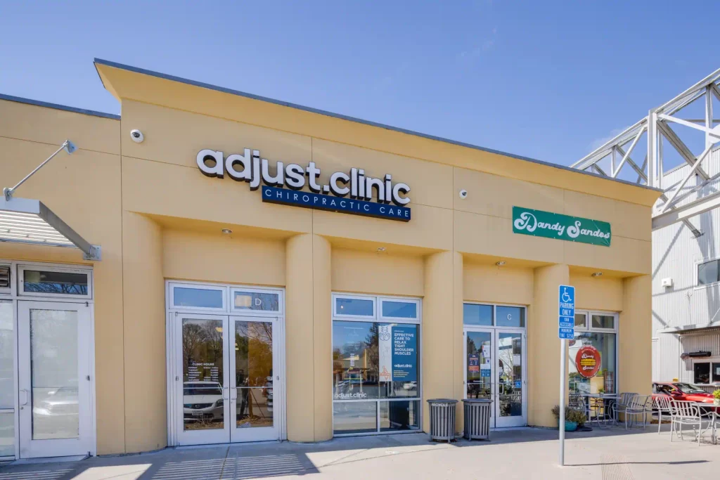 adjust.clinic Chiropractic Care storefront