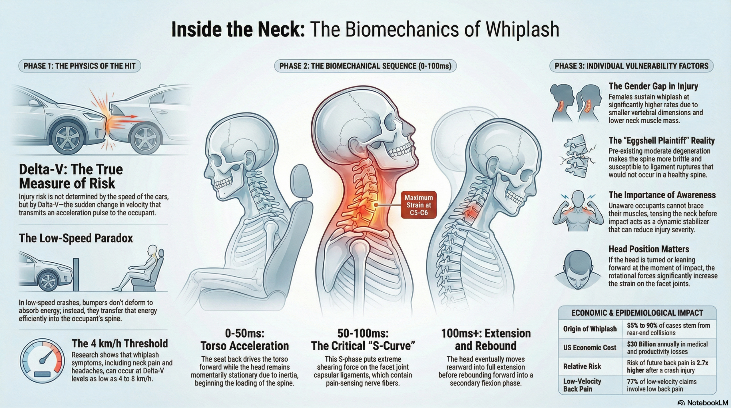Pre-existing spinal degeneration and vulnerability