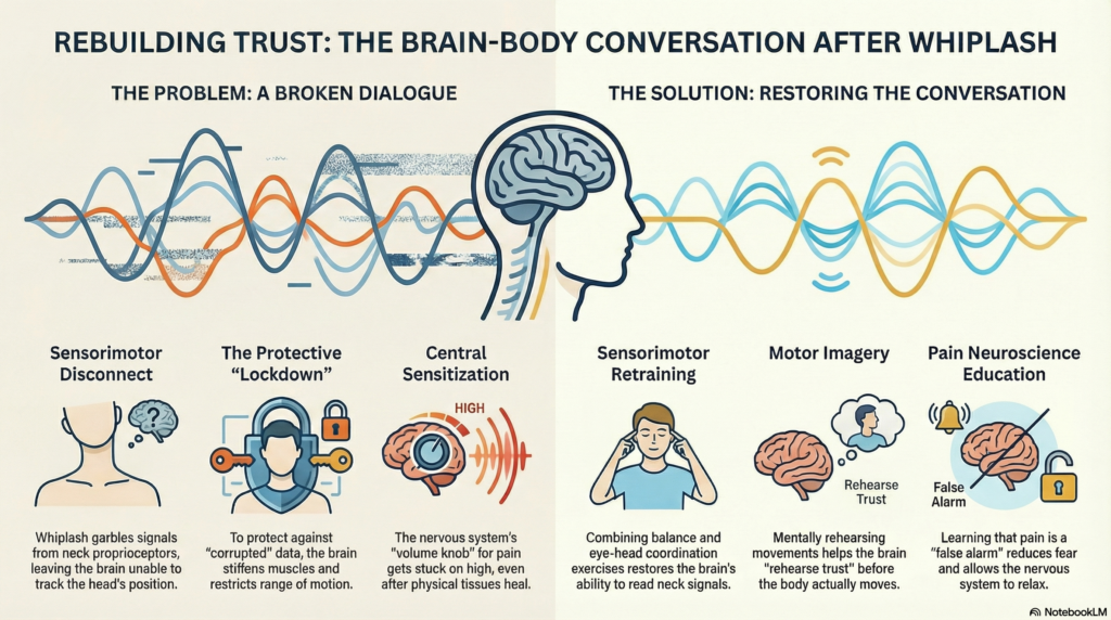 Trust Between Brain and Body: Why Rehabilitation After Whiplash Is Really About Restoring a Conversation