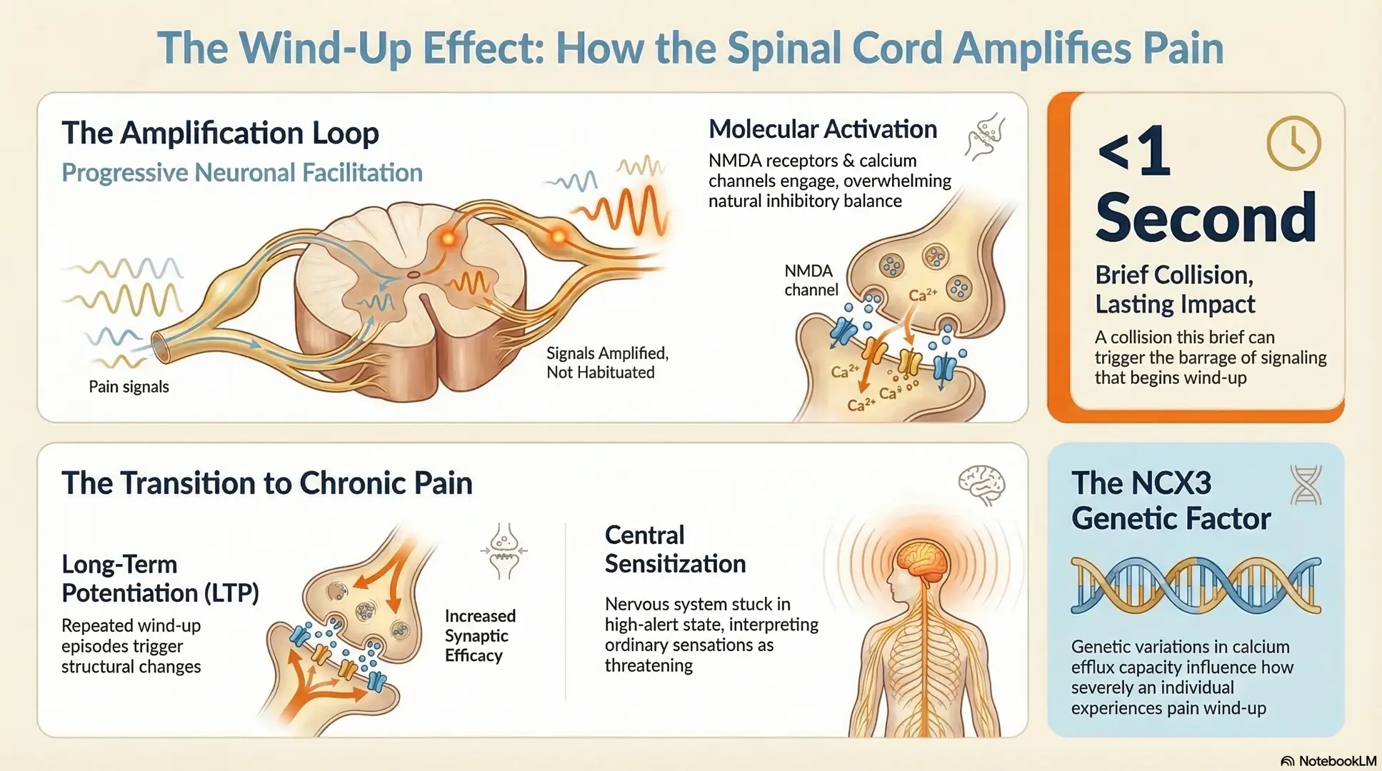 Wind-up — the spinal cord's amplification loop
