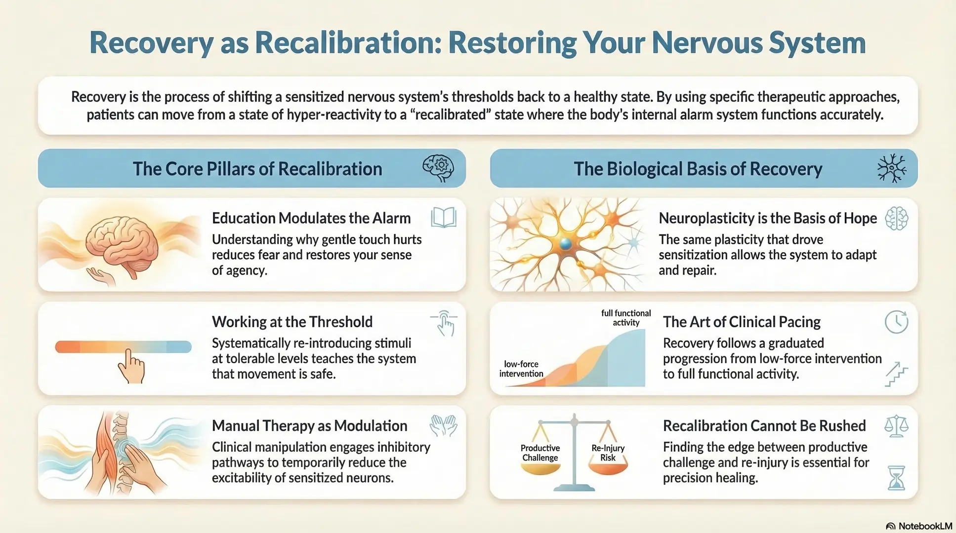 Recovery as recalibration — restoring the thresholds