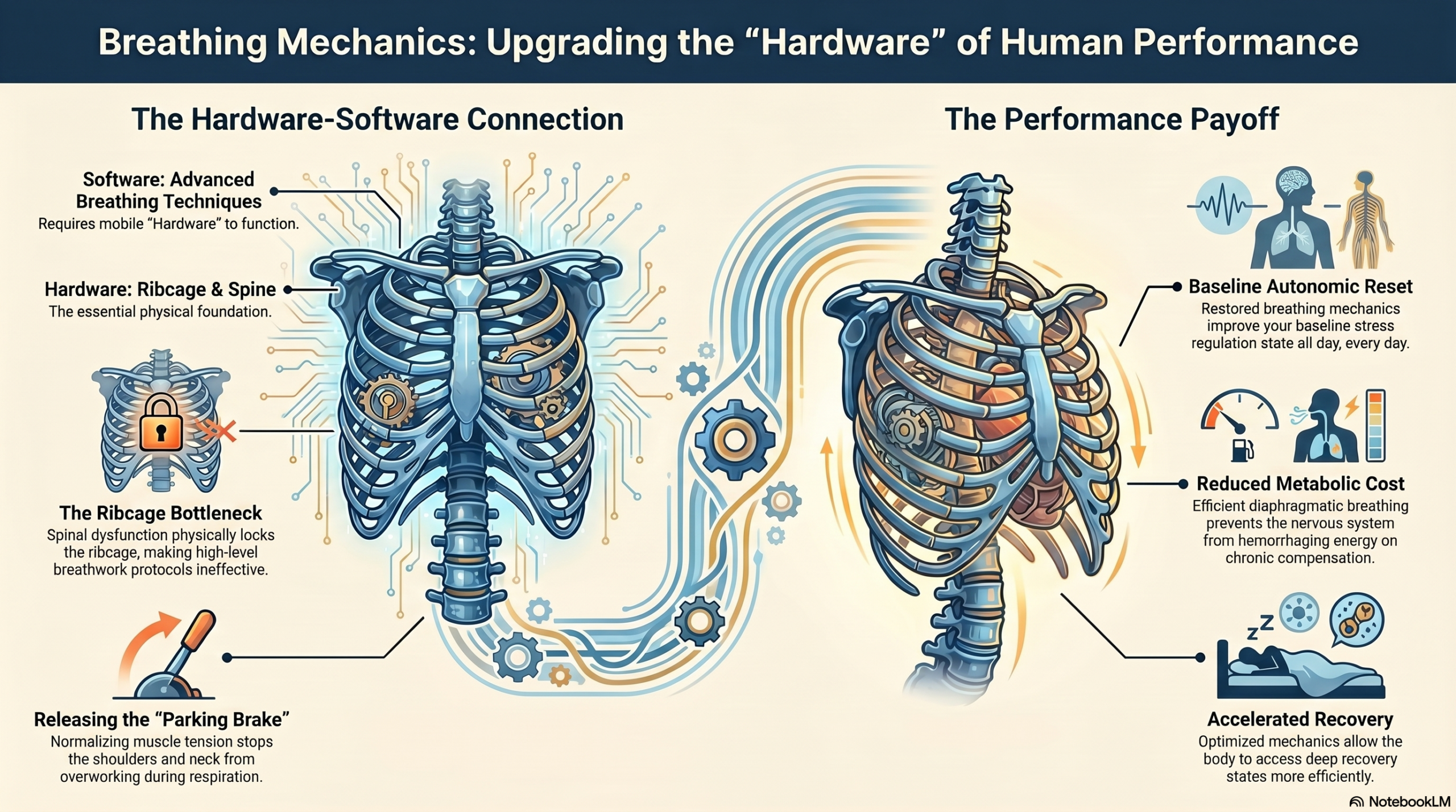 Breathing Mechanics: Upgrading the Hardware of Human Performance infographic