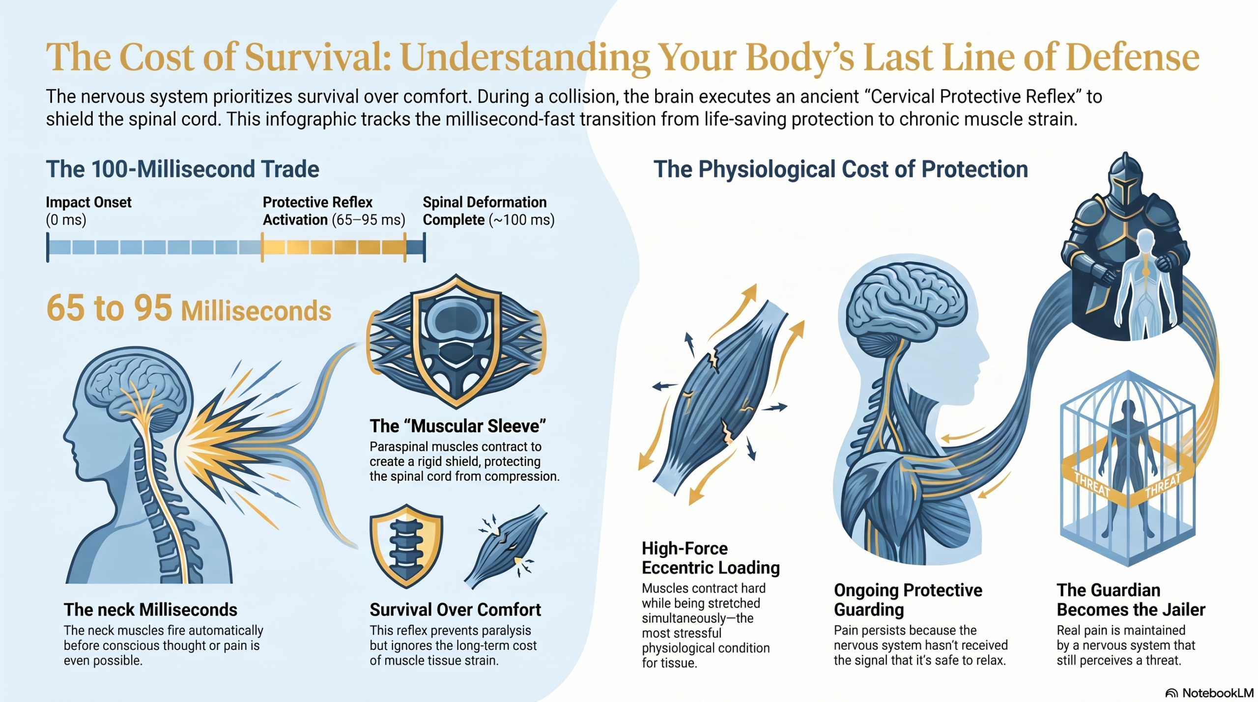 Protection At A Cost 4 The reflexive muscle response infographic