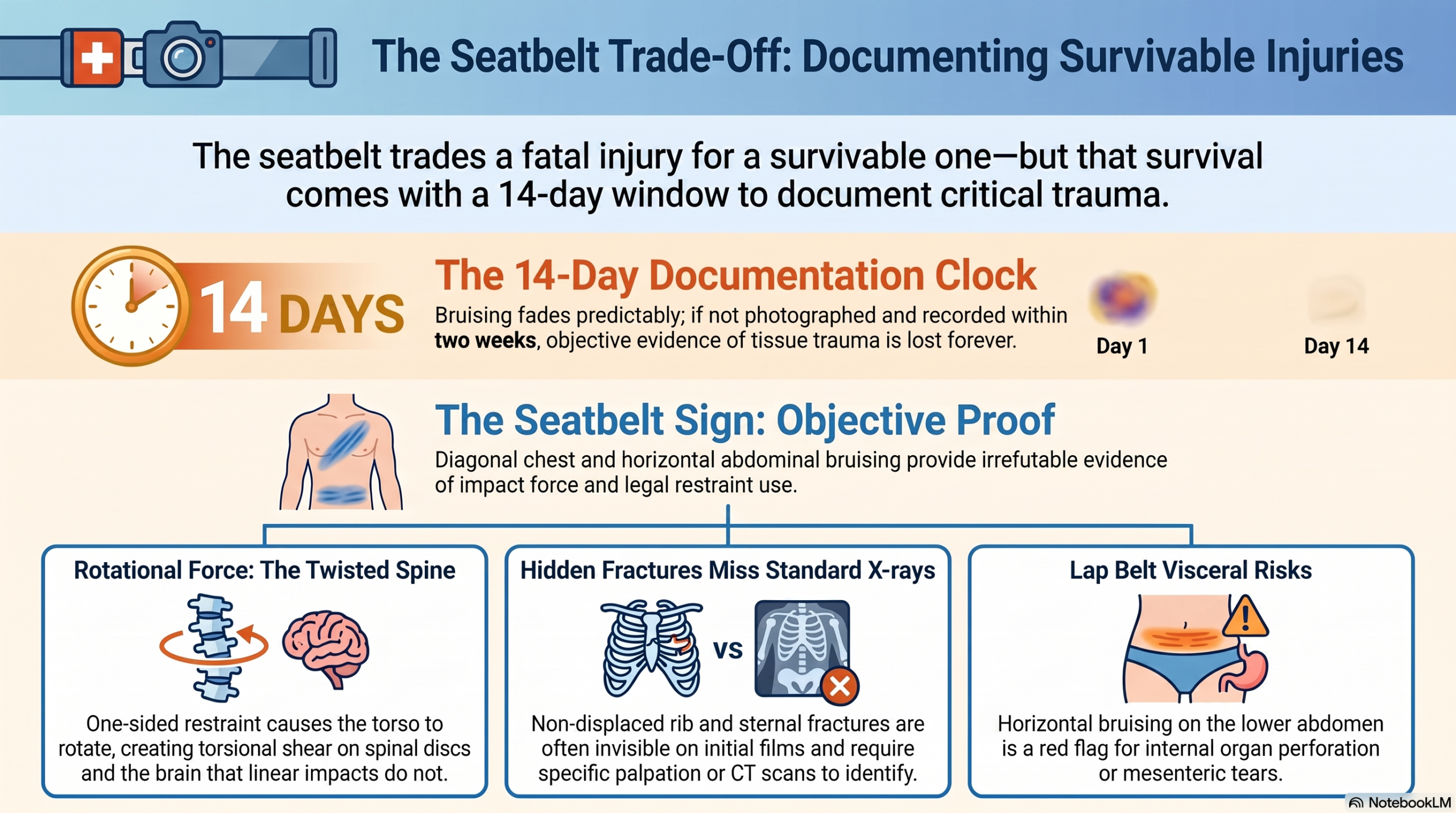 Seatbelt Injuries Beyond the Obvious Bruise