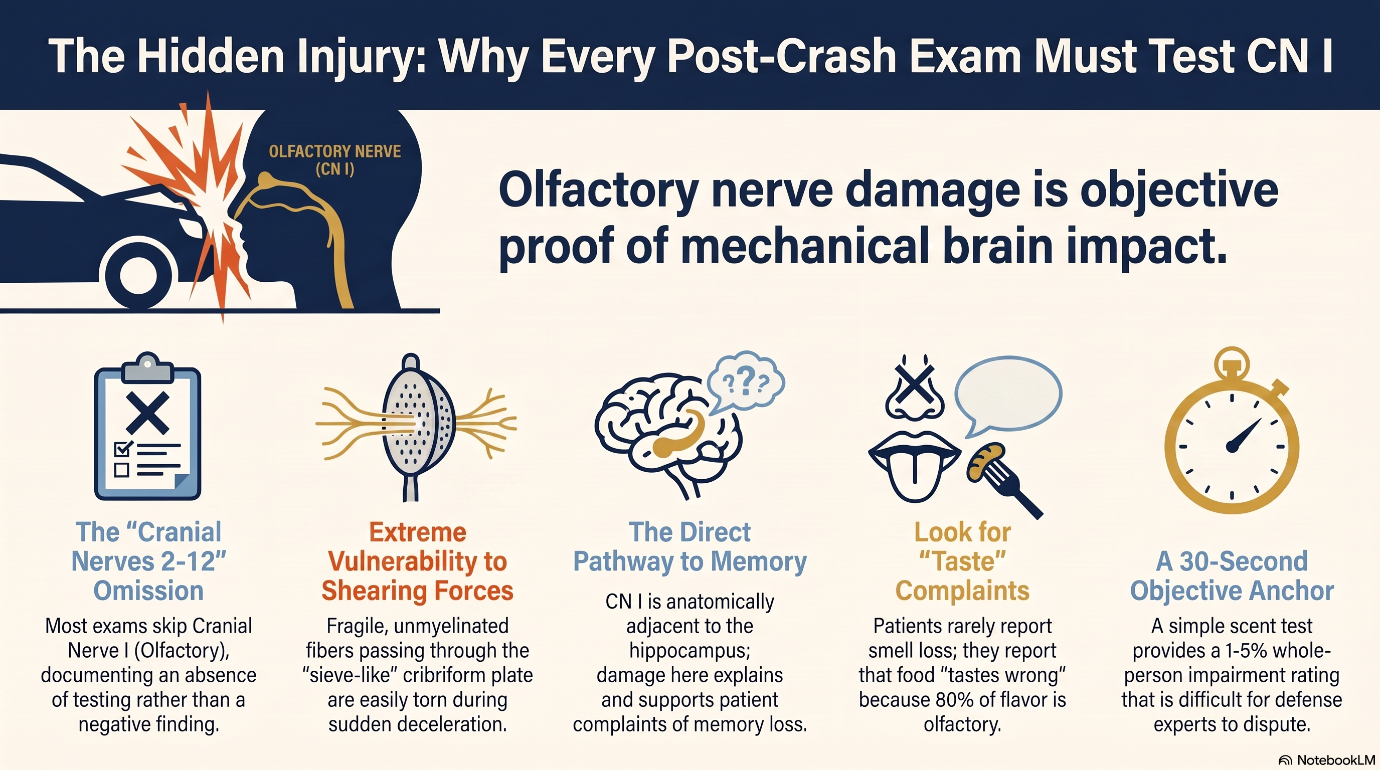 The Hidden Brain Injury: What Your Sense of Smell Reveals After a Car Crash