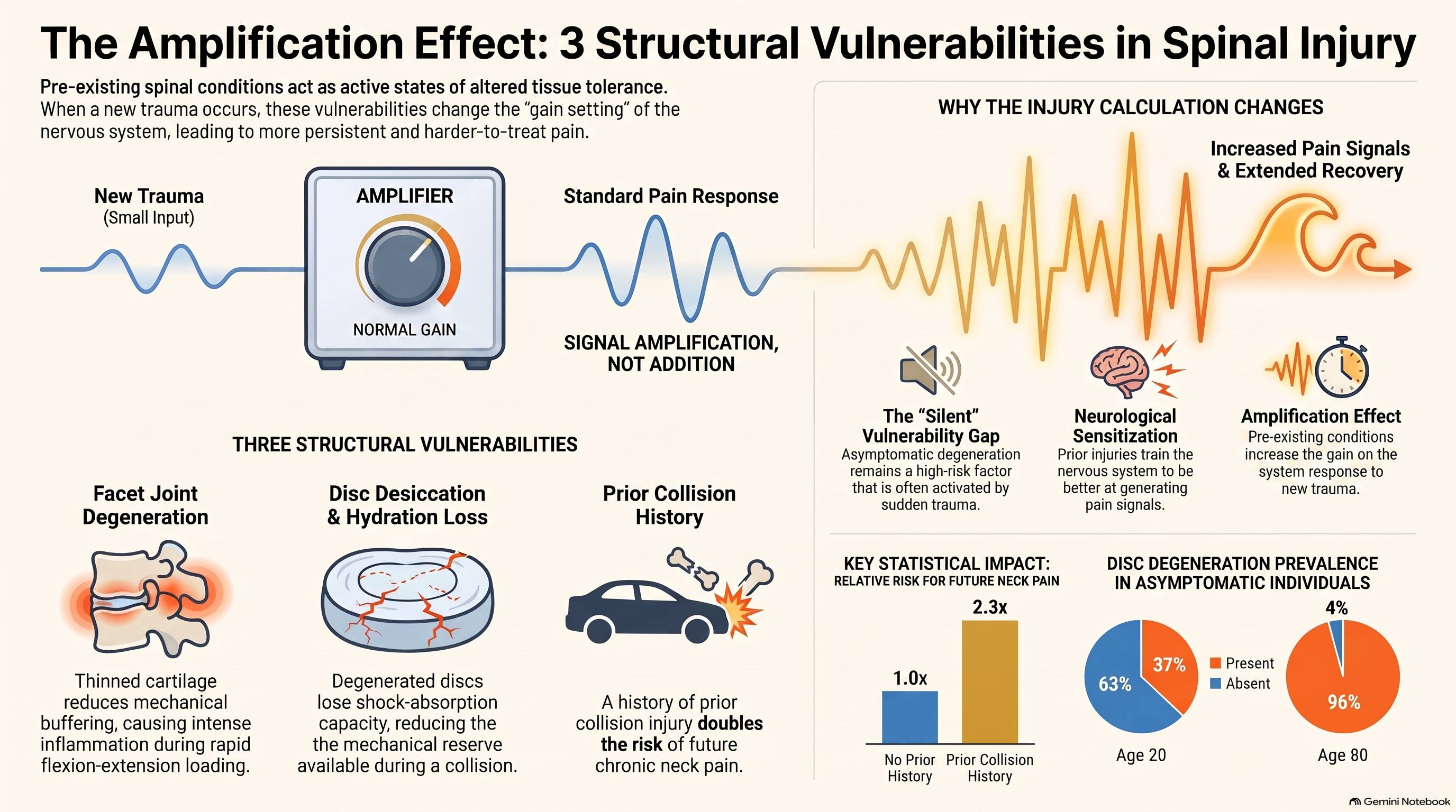 Infographic: Three structural vulnerabilities that change the injury calculation after a collision