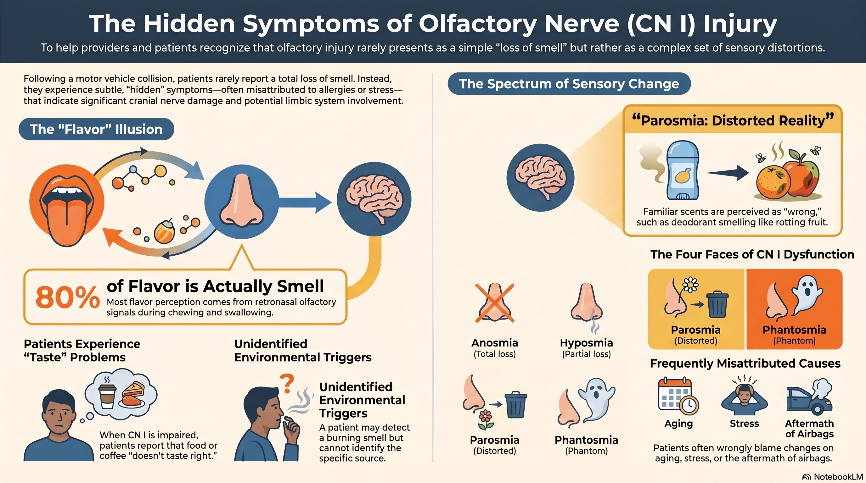 The Hidden Brain Injury: What Your Sense of Smell Reveals After a Car Crash 4 What Patients Actually Experience